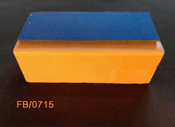 Foam Block with Cuff 120mm x 55mm x40mm Block with neoprene cuff for suture anchors. FB/0715