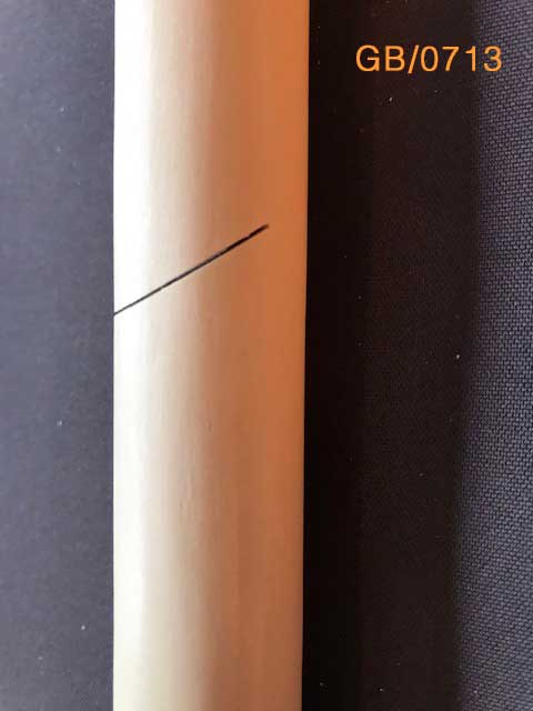 Generic Bone 9mm canal. With four oblique partial fractures Length 400mm x diameter 25mm.GB/0713
